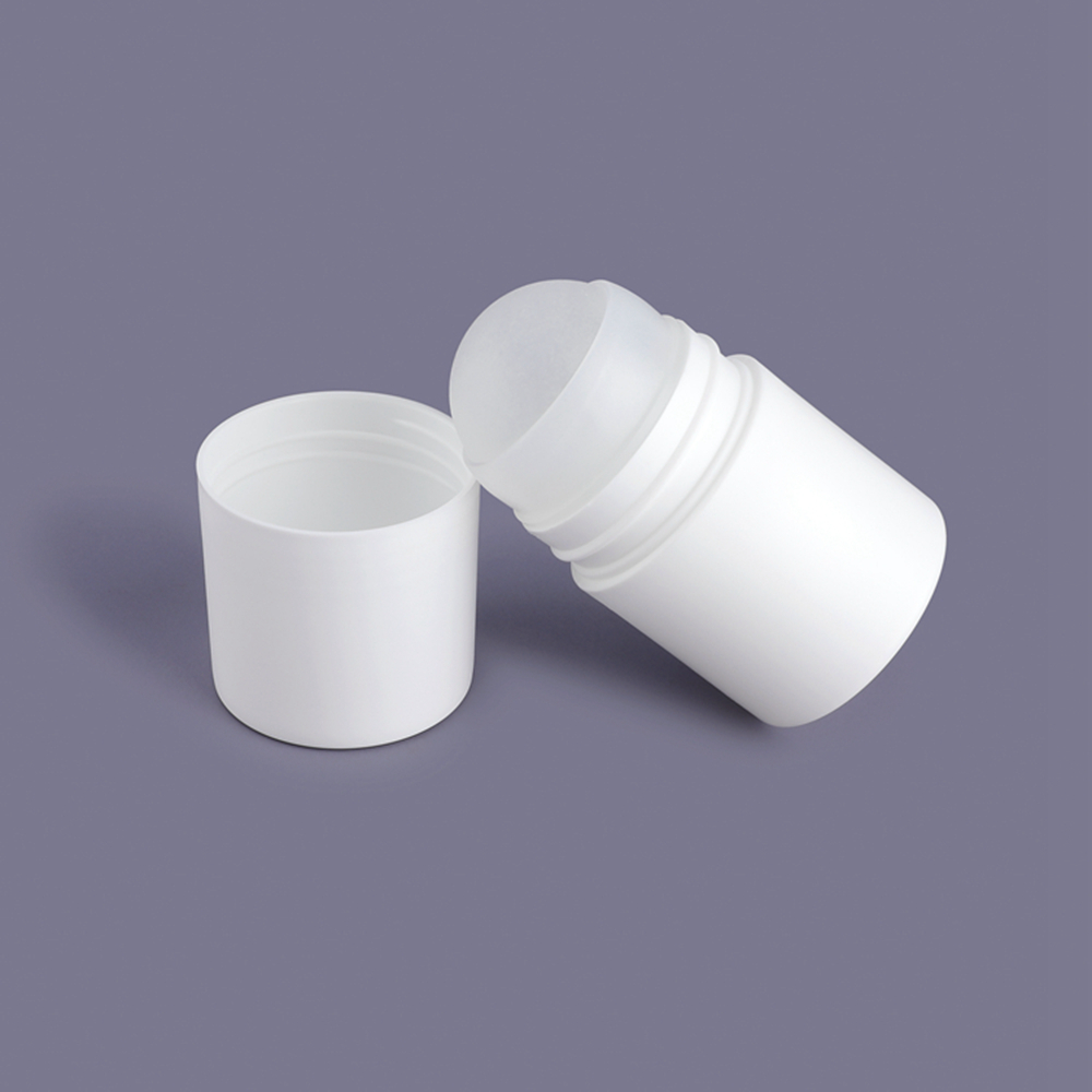 Confezione ecologica: flaconi piccoli a rotolo, flaconi arrotolabili in plastica per siero per gli occhi, flaconi arrotolabili per deodorante