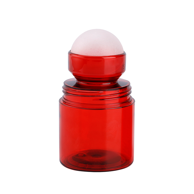 Deodorante in rotolo di plastica vuoto ricaricabile su contenitore Rotolo di plastica su flacone da 70 ml per deodorante