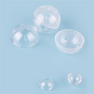  Piccole sfere cave rotonde all'ingrosso per il rotolamento sulla bottiglia, fornitori di sfere cave di plastica colorate, sfere cave di plastica da 17 mm 
