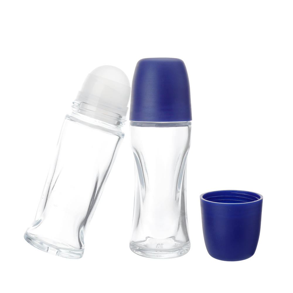 Etichetta personalizzata Bottiglie di profumo vuote riutilizzabili in vetro trasparente arrotolabili, bottiglia di profumo in vetro vuota arrotolabile, bottiglia di profumo in vetro trasparente di lusso